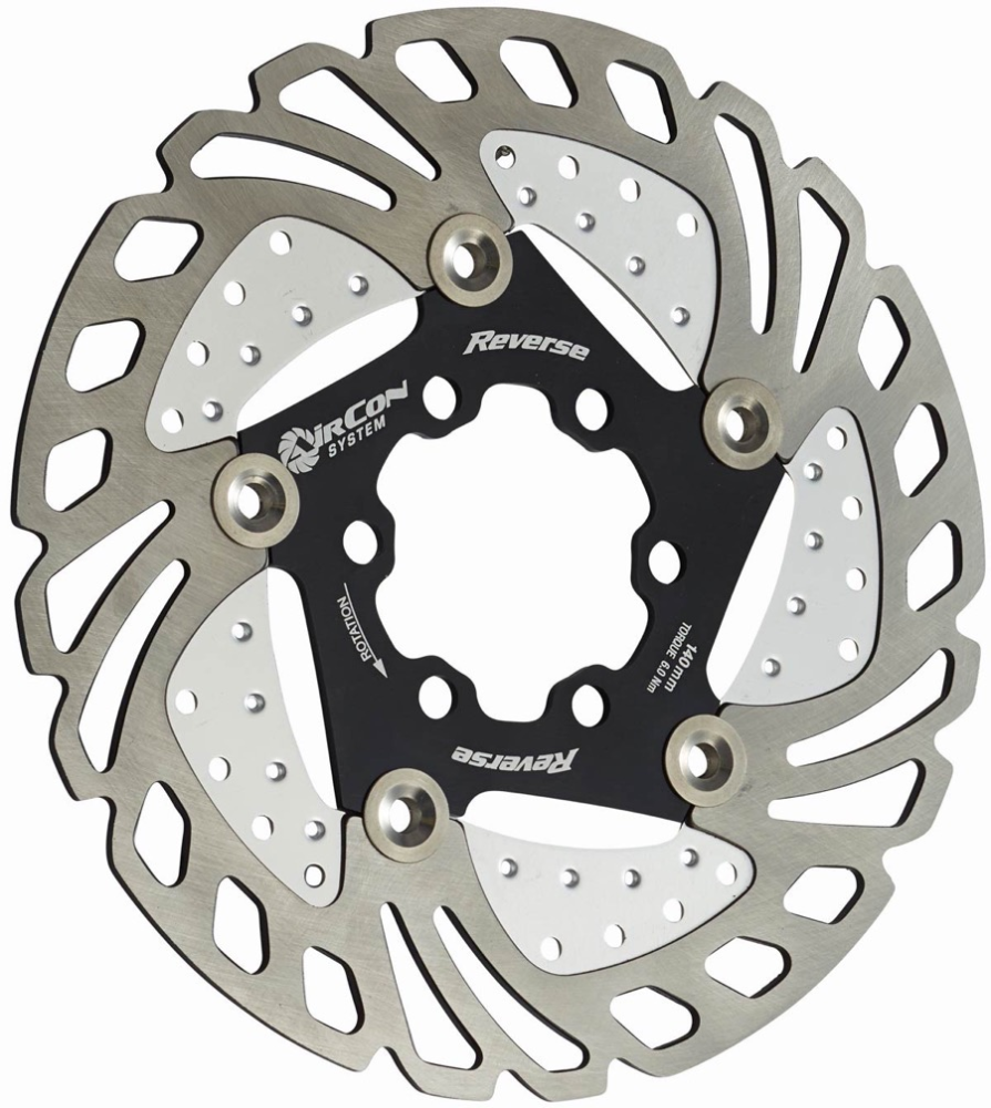 Reverse Components REVERSE Disc Rotor "Aircon" Ø140mm black