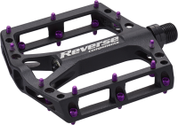 Reverse Components REVERSE Pedal "Black one TITANIUM" black  244g, schwarz / schwarz