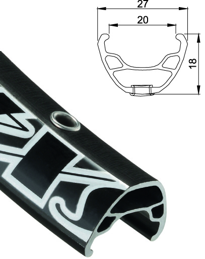 Alexrims ALEXRIMS SX44, 26", 32 Hole, white, w/SSE