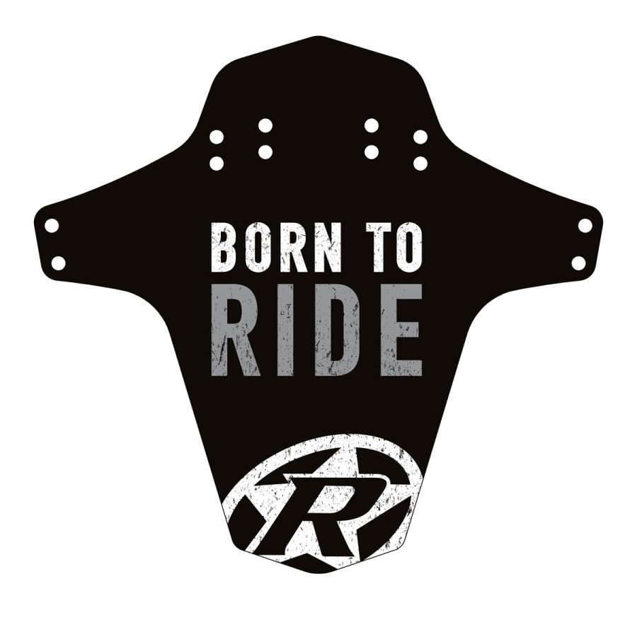 Reverse Components REVERSE "Mud Fender" Born to Ride grey, 267 x 251 mm (Breite x Höhe)