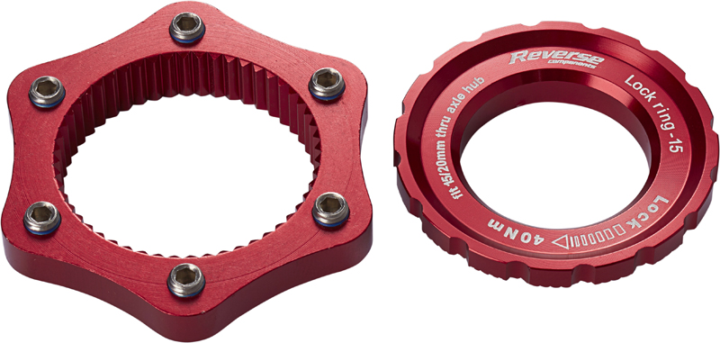 Reverse Components REVERSE Adapter Center Lock red, rot