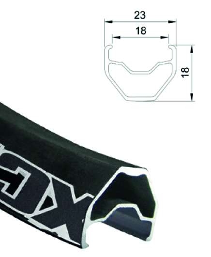 Alexrims XCR Super Comp 26", 32 Loch weiss