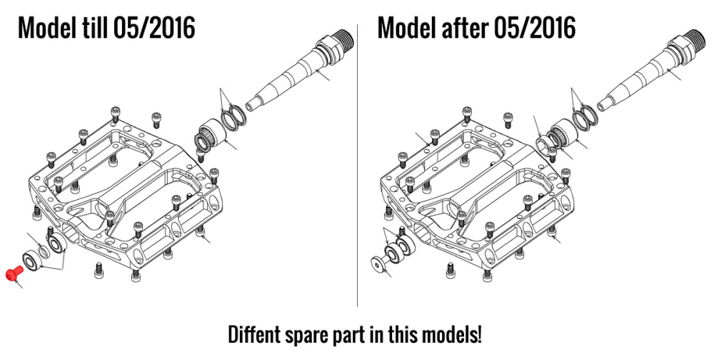 Reverse Components REVERSE Black one Bolt for right axle