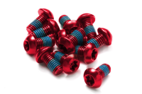 Reverse Components REVERSE Disc "Rotor bolt" set, 12pc/set red, rot