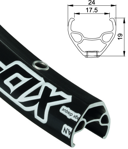 Reverse Components REVERSE Grip "Seismic ERGO Ø34mm" black / Clamp rings black, schwarz / schwarz, Ø34mm
