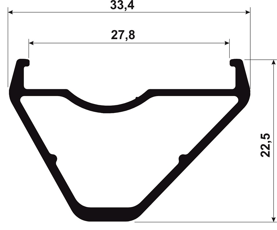 Ryde Edge 28 OS, 29", black, 32 Hole