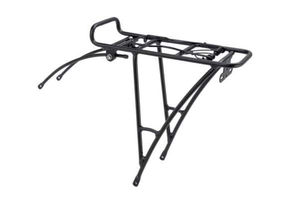 NALOO Gepäckträger 24", matt schwarz,