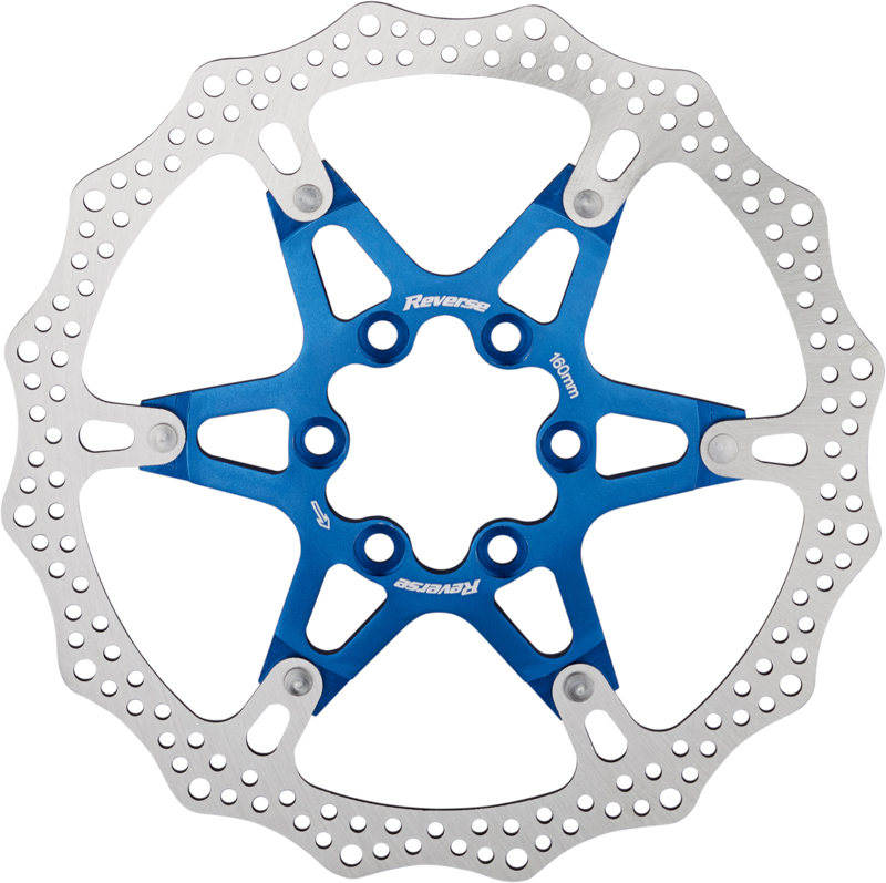 Reverse Components REVERSE "Disc Rotor" Ø160mm dark blue, dunkelblau