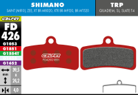 Galfer GALFER Brake Pad FD426 Advanced "Shimano Saint M810/ ZEE", rot