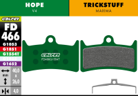 Galfer GALFER Brake Pad FD466 Pro "Hope V4" "TRICKSTUFF Maxima", grün