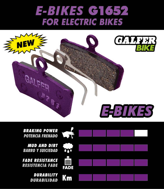 Galfer GALFER Brake Pad FD436 E-Bike "Magura MT2,4,6,8", violett