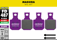 Galfer GALFER Brake Pad FD487 E-Bike "Magura MT5 / MT7", violett