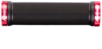 Reverse Components REVERSE Grip "Classic 29" black / Clamp rings red, schwarz / rot