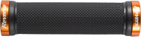 Reverse Components REVERSE Grip "Classic 29" black / Clamp rings orange, schwarz / orange