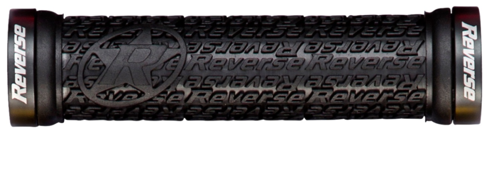 Reverse Components REVERSE Grip "Stamp" black / Clamp rings black