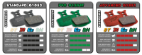 Galfer GALFER Brake Pad FD531 Performance "Formula Cura 4", schwarz