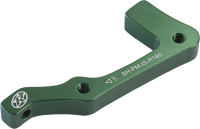 Reverse Components REVERSE Disc Adapter Shimano IS-PM 180 Rear, dark-green, dunkelgrün