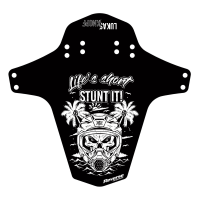 Reverse Components REVERSE "Mud Fender" Stunt it, black / white, 267 x 251 mm (Breite x Höhe)