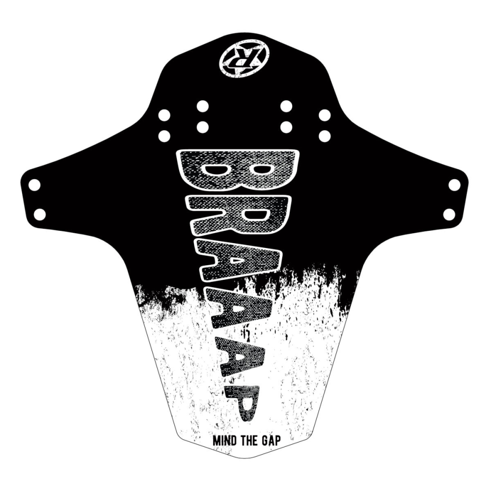 Reverse Components REVERSE "Mud Fender" Braaap, black / white, 267 x 251 mm (Breite x Höhe)