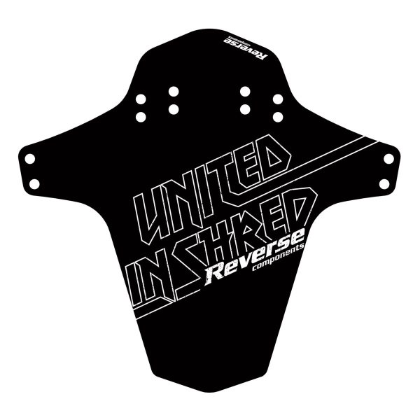 Reverse Components REVERSE "Mud Fender" United in Shred, black / white, 267 x 251 mm (Breite x Höhe)