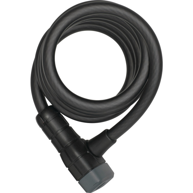 ABUS Abus Spiralkabelschloss Booster 6512K/180 mit Halter SCMU 6K schwarz