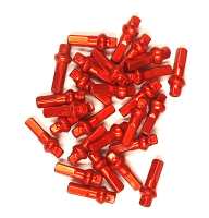 Sapim Speichennippel: Double Square 14G Aluminium 16mm rot 100 Stück