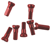 Sapim Speichennippel: Polyax Aluminium rot 14mm 100 Stück