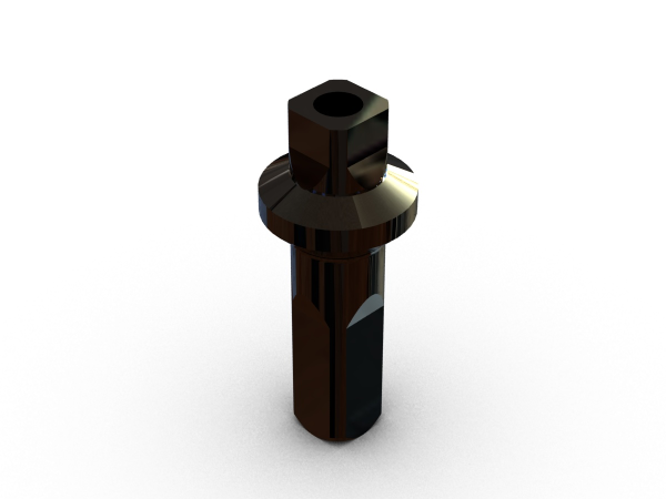 Sapim Speichennippel: Double Square 14G Messing 16mm silber 100 Stück
