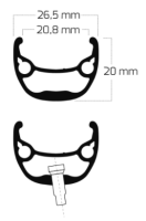Klickfix Satteltasche MICRO 100, 0.8L