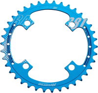Reverse Components REVERSE Chainring "Race SL" 38Z 4-Arm 104mm light-blue, blau, 38 Zähne