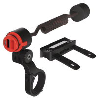 Reverse Components REVERSE HR Boost Adapter (Schwarz) mit 3 mm Scheiben und M5 X 15 Schrauben