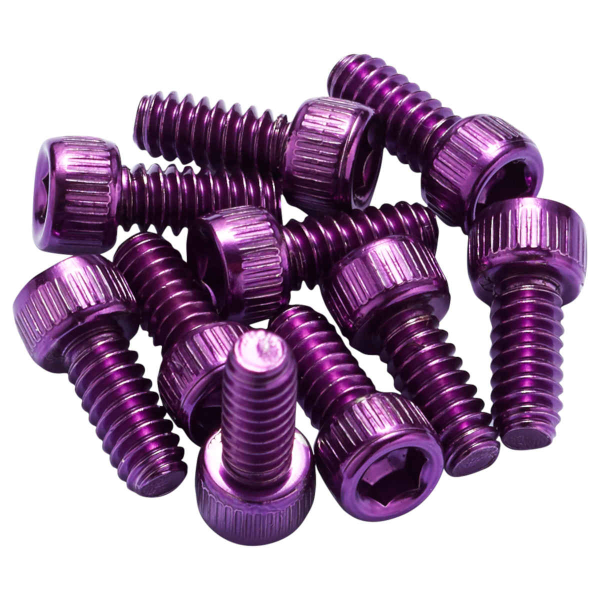 Reverse Components REVERSE Pedal Pins Steel for Black One, purple, 10 pc, lila, 11