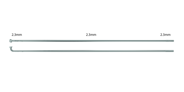 Sapim Einzelspeichen: Leader 13G Ø2.3mm silber