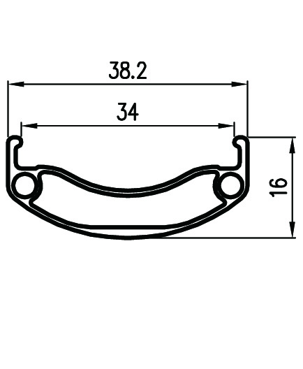 Alexrims ALEXRIMS MD35, 29", 32 Hole, black, w/o SSE, F/V