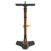 SKS Standpumpe Airkompressor Compact 10.0 Stahl Multi Valve schwarz/orange