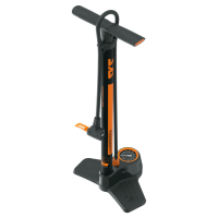 SKS Standpumpe Airkompressor Compact 10.0 Stahl Multi Valve schwarz/orange