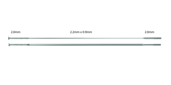 Sapim Speiche CX-Ray Straight Pull, Einzelstück, silber