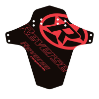 Reverse Components REVERSE "Mud Fender" Reverse Logo Red/Black, 267 x 251 mm (Breite x Höhe)