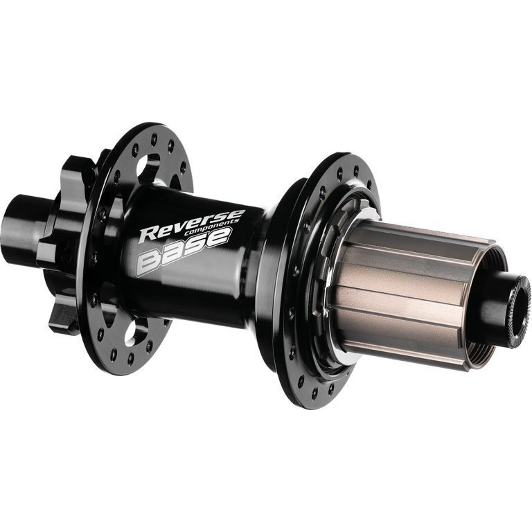 Reverse Components REVERSE Nabe Base, Hinterrad, 32 Loch, 157/12mm Shimano, schwarz