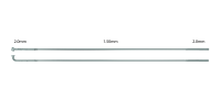 Sapim SAPIM Speiche Laser 2.0-1.5-2.0mm, Pack à 50 Stück, silber