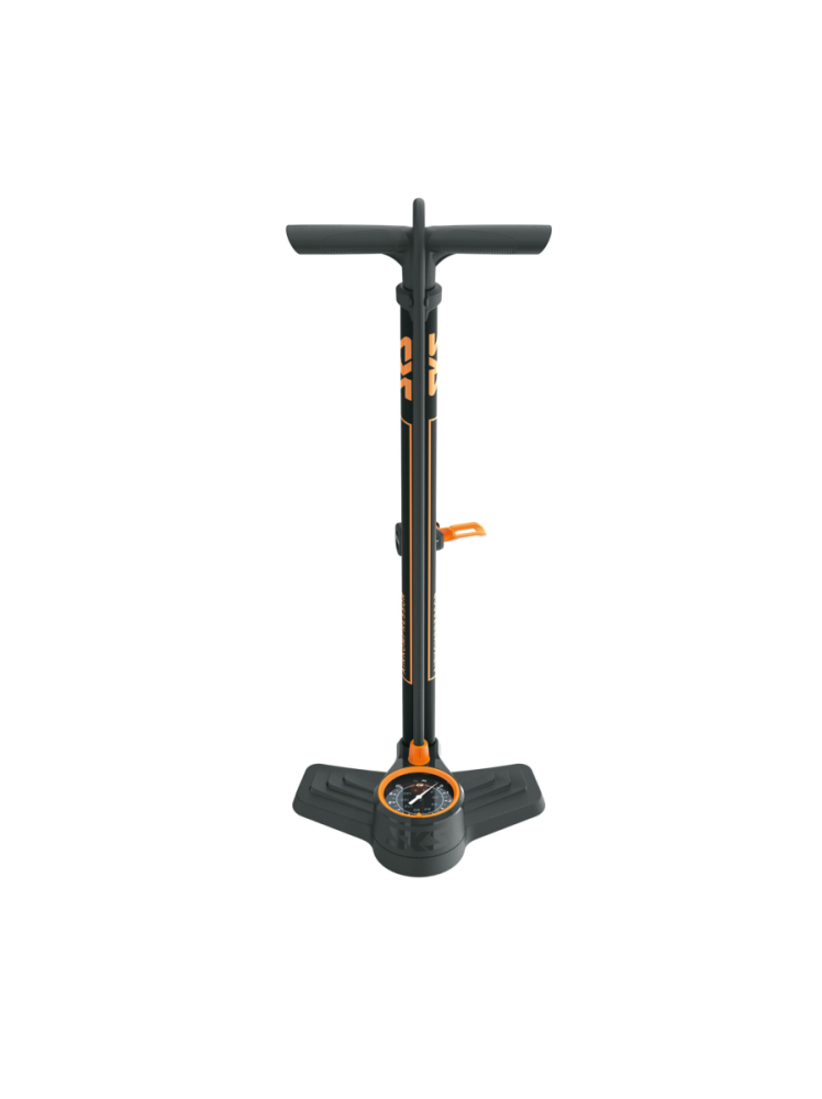SKS Standpumpe Airkompressor 10.0 Stahl Multi Valve schwarz/orange