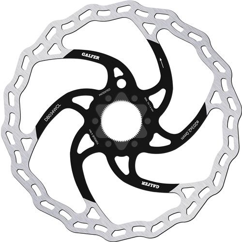 Galfer GALFER Disc Wave Center Lock System Ø 203mm x 2.0mm, E-BIKE, für Magnet / DB034WCL, 203mm x 2.0mm CL