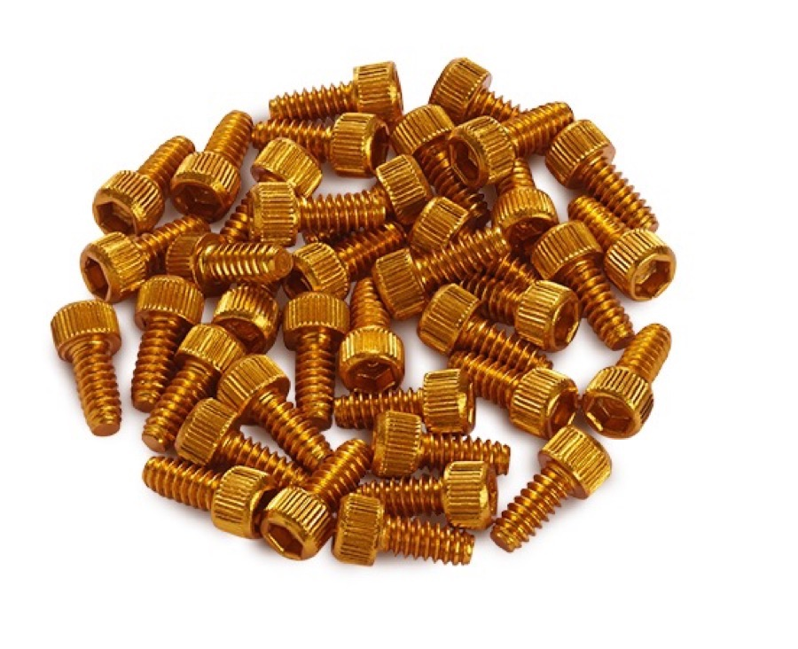 Reverse Components REVERSE Pedal Pin Alloy for Black One gold