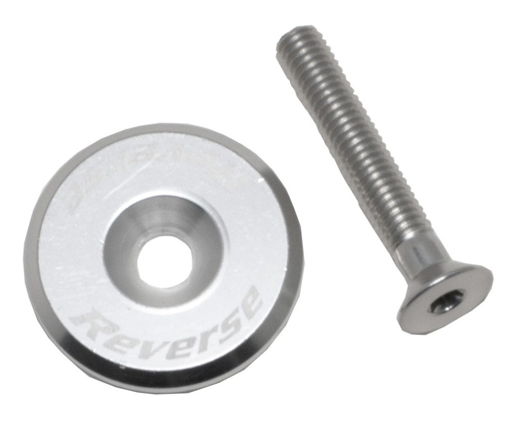 Reverse Components REVERSE "A-Head Caps" silber