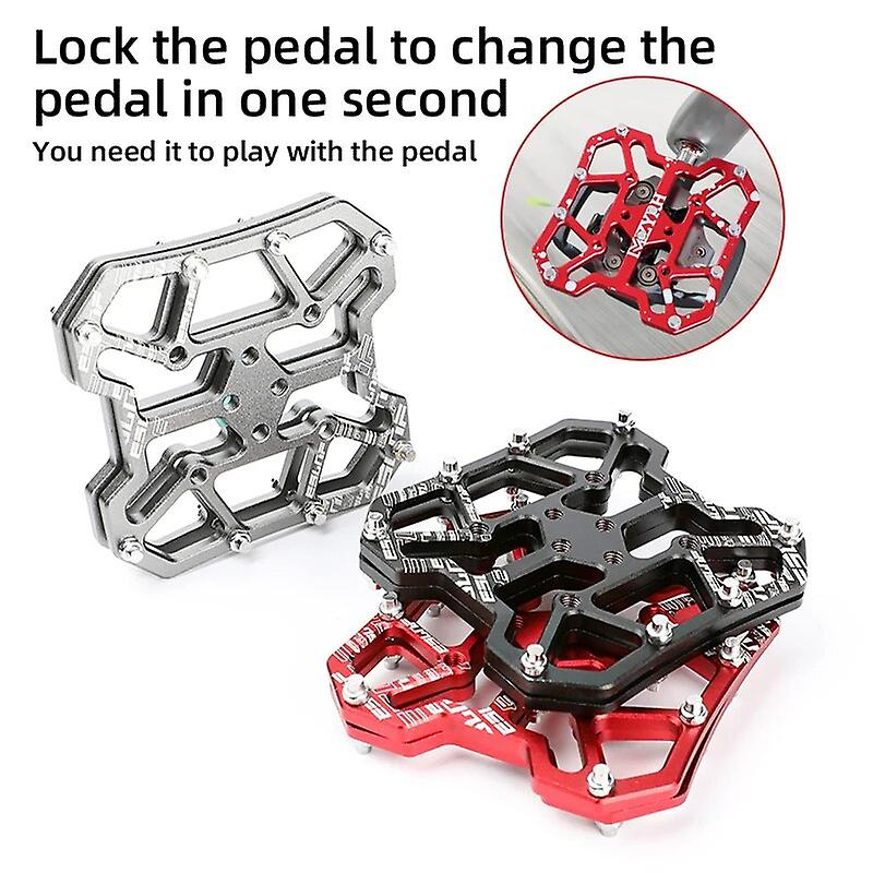 WIAN Clipless Pedal Adapter, schwarz