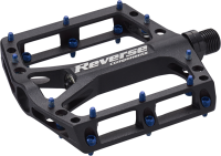 Reverse Components REVERSE Pedal "Black one" black / dark blue 325g, schwarz / blau