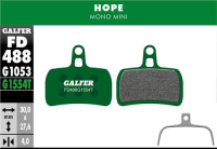 GALFER Brake Pad FD488 Pro, Hope Mono mini, grün