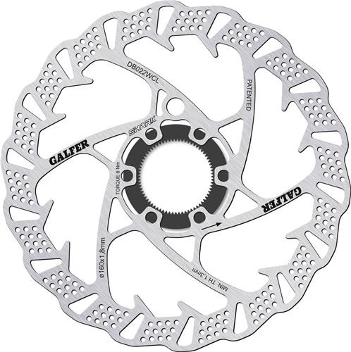 GALFER Disc Shark Ø 160mm x 1.8mm, Center Lock System / DB022WCL