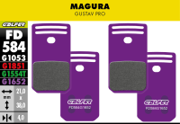 Galfer GALFER Brake Pad FD584 E-Bike "Magura Gustav Pro", violett