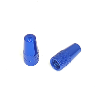 WIAN Bike and Parts Ventilkappe, CNC Aluminium Presta dunkelblau Paar